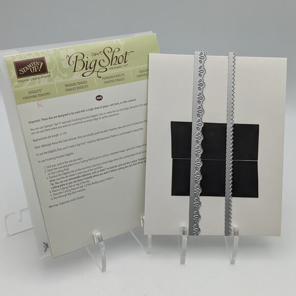 Stampin' Up! Other - Stampin Up Sizzix Big Shot FINISHING TOUCHES EDGELITS 127010 Dies Diecut Card